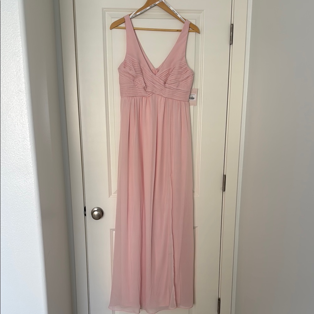 Birdy Grey Blush Pink Chiffon Bridesmaid Dress